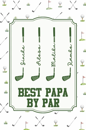 Custom Golf Towel - Personalized Father's Day Birthday Golf Gifts For Dad, Grandpa - Keep Calm & Golf On