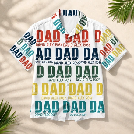 Personalized Aloha Shirt - Custom Name For Unique Look