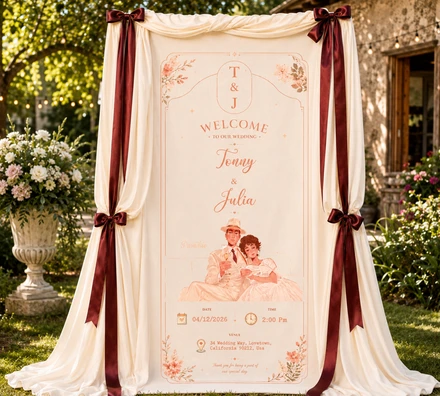 Romantic "Soft Moments" Wedding Sign