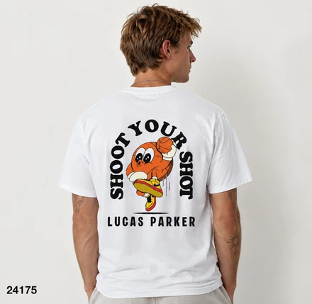 "Shoot Your Shot" Basketball Personalized Tee