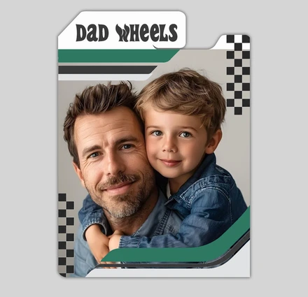 Personalized Dad Wheels Packaging For Dad, Father'S Day Custom Collector Gift