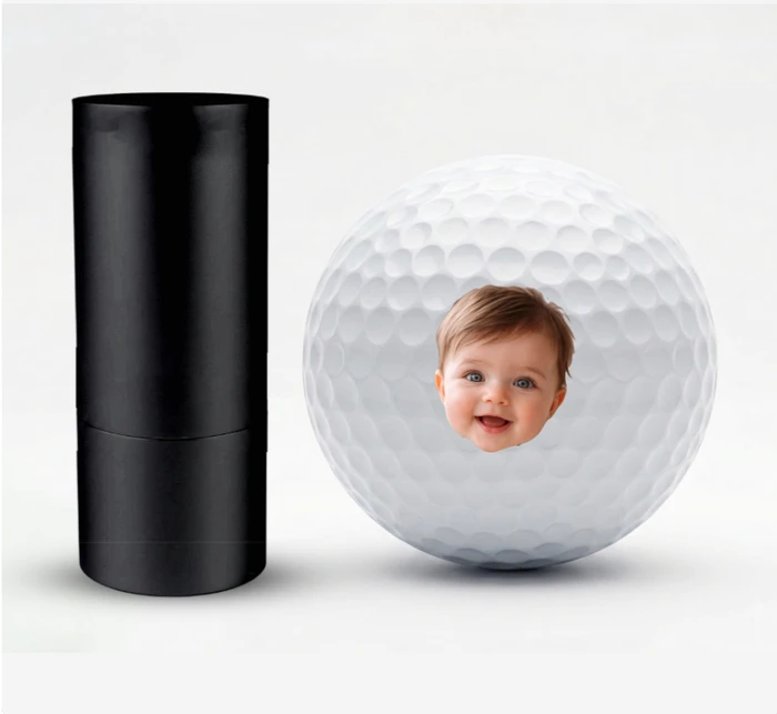 Custom Face Photo Golf Ball Stamp Box, Golf Club Gift, Golf Lovers Gift